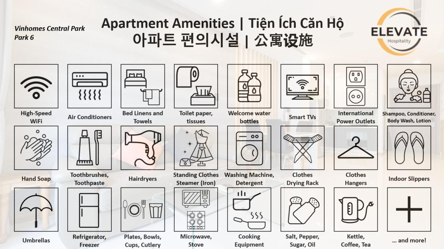 Apartment Vinhomes Park Collection Xii By Elevate *